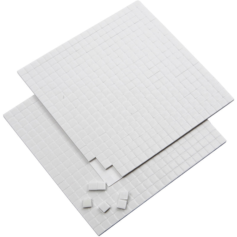Afbeelding laden in galerijviewer, Creativ company https: www.cchobby.nl 3d-foam-pads-afm-5x5-mm-dikte-2-mm-wit-2x400-stuk-2-vel-1-doos
