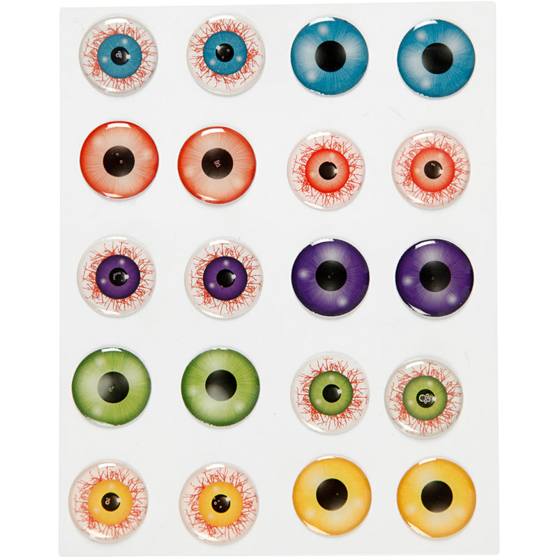 Afbeelding laden in galerijviewer, Creativ company https: www.cchobby.nl 3d-ogen-d-20-mm-1-vel
