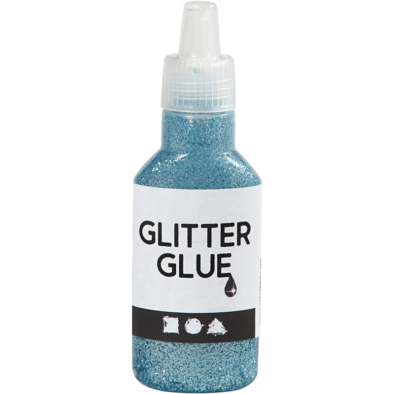 Afbeelding laden in galerijviewer, Creativ company glitterlijm lichtblauw, 25ml
