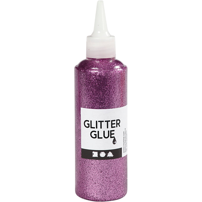 Afbeelding laden in galerijviewer, Creativ company glitterlijm paars, 118ml
