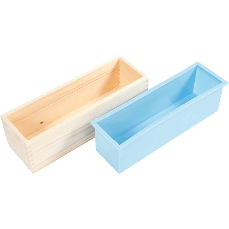 Afbeelding laden in galerijviewer, Creativ company silicone vorm in een houten box, 1500ml
