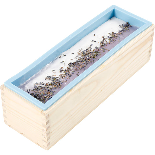 Creativ company silicone vorm in een houten box, 1500ml