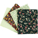 Creativ company patchwork stof groen 45x55cm, 4st.