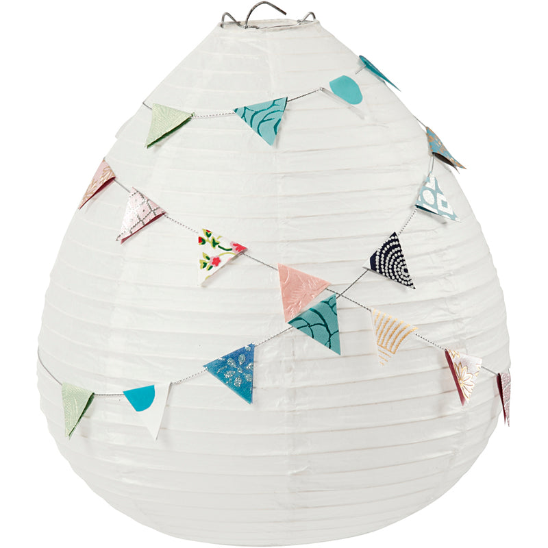 Afbeelding laden in galerijviewer, Creativ company rijstpapier lamp wit druppel, 27cm
