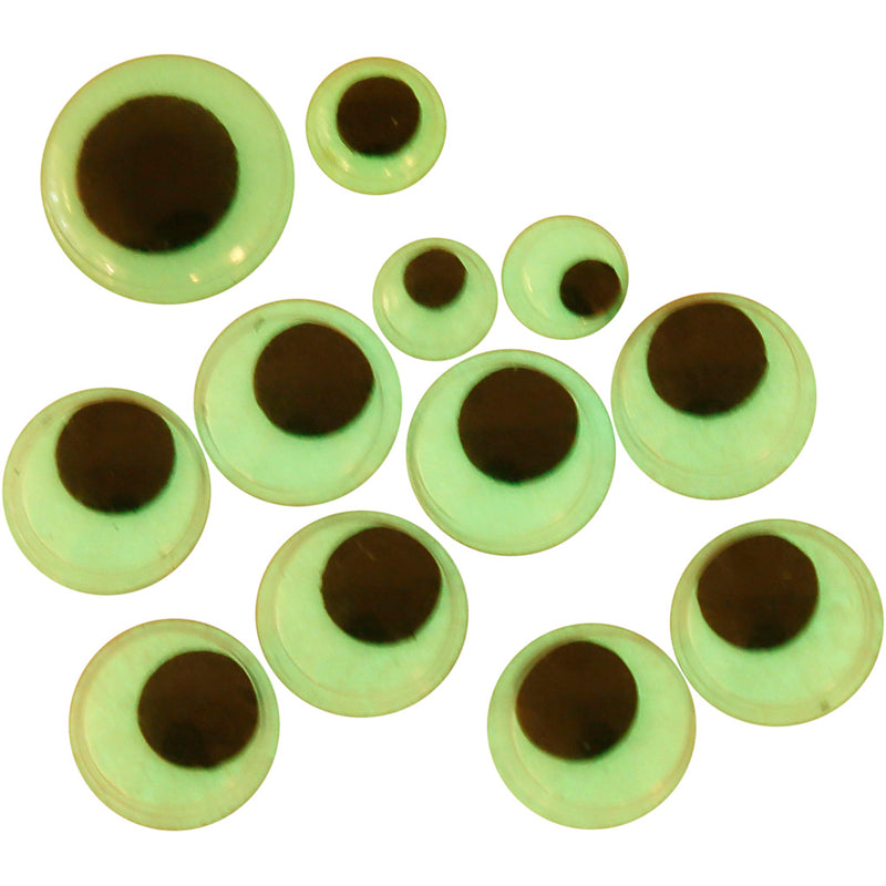 Afbeelding laden in galerijviewer, Creativ company wiebelogen glow in the dark zelfklevend, 30st.
