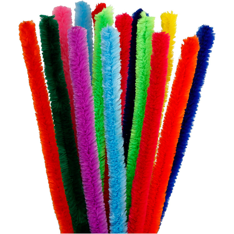 Afbeelding laden in galerijviewer, Creativ company https: www.cchobby.nl chenille-l-30-cm-dikte-15-mm-diverse-kleuren-15-div-1-doos
