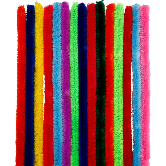 Creativ company https: www.cchobby.nl chenille-l-30-cm-dikte-15-mm-diverse-kleuren-15-div-1-doos