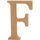Creativ company letter f mdf 8cm, 1st.