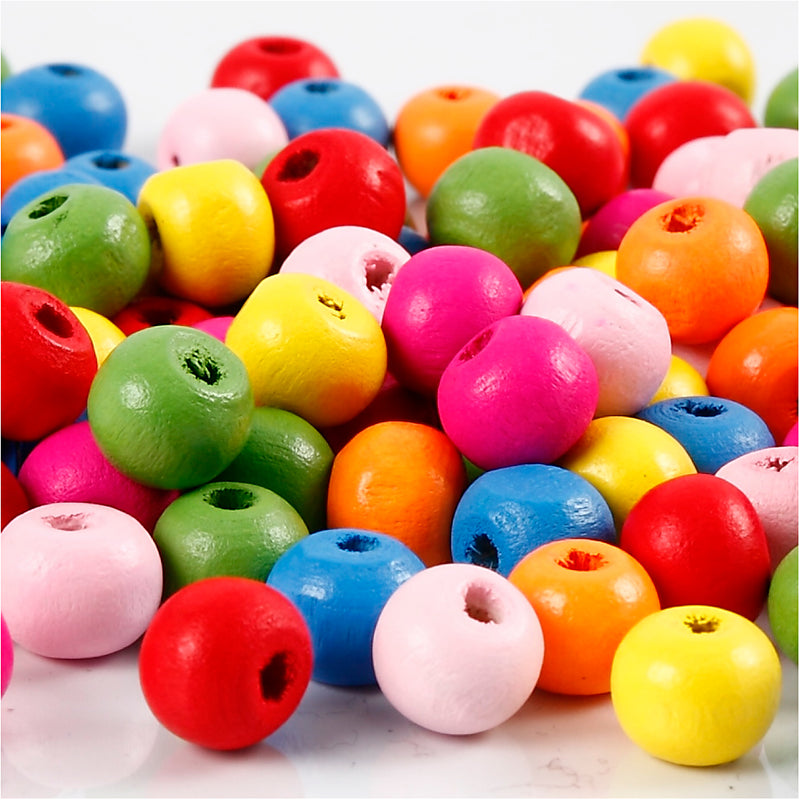 Afbeelding laden in galerijviewer, Creativ company houten kralen mix 8mm, 90st.
