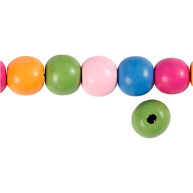 Afbeelding laden in galerijviewer, Creativ company houten kralen mix 12mm, 40st.
