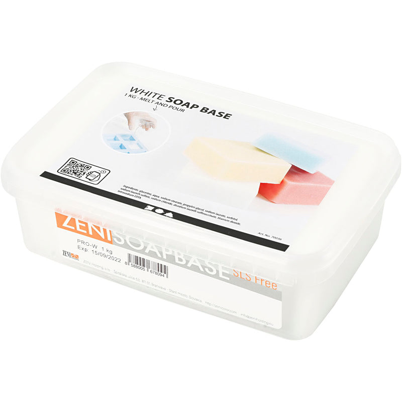 Afbeelding laden in galerijviewer, Creativ Company Zeep Basis Wit 1 kg
