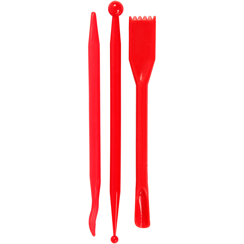 Afbeelding laden in galerijviewer, Creativ company boetseergereedschap rood, 3st.
