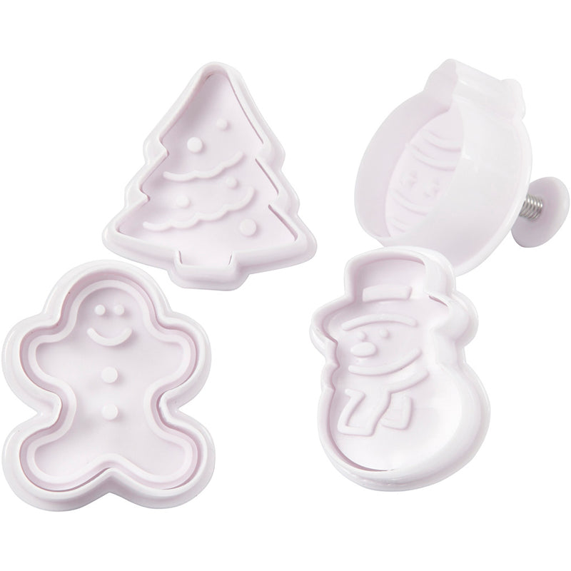 Afbeelding laden in galerijviewer, Creativ company uitsteekvormen met stempel kerst, 4st.
