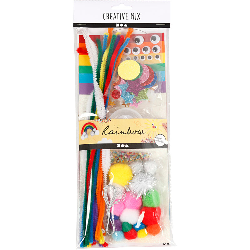 Afbeelding laden in galerijviewer, Creativ company hobby basismaterialen regenboog set
