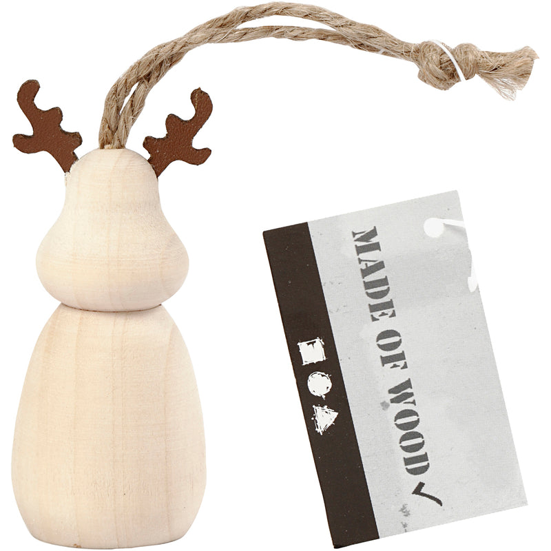 Afbeelding laden in galerijviewer, Creativ company https: www.cchobby.nl rendier-h-7-cm-d-3-cm-1-stuk
