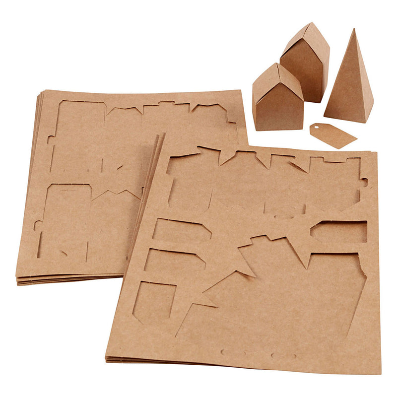 Afbeelding laden in galerijviewer, Creativ company huizen en bomen karton set

