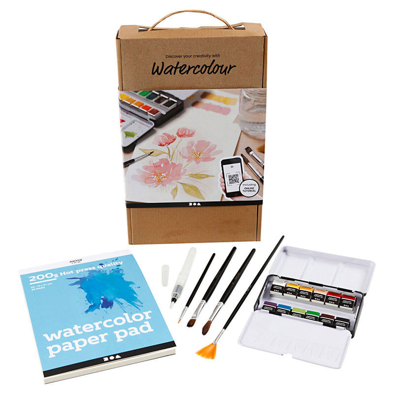 Afbeelding laden in galerijviewer, Creative company https: www.cchobby.nl starter-hobbyset-aquarel-1-doos
