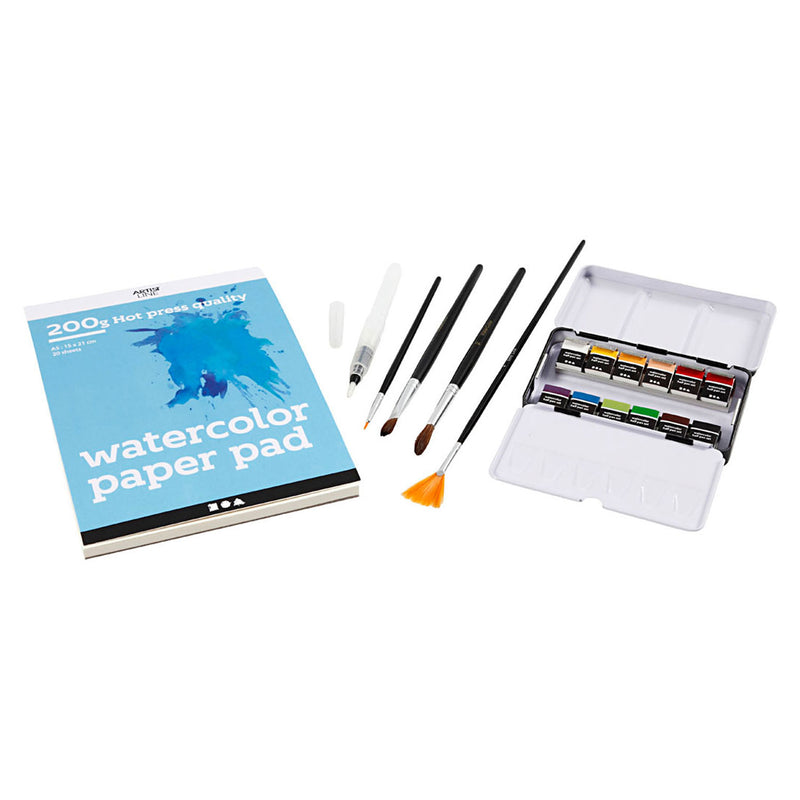 Afbeelding laden in galerijviewer, Creative company https: www.cchobby.nl starter-hobbyset-aquarel-1-doos
