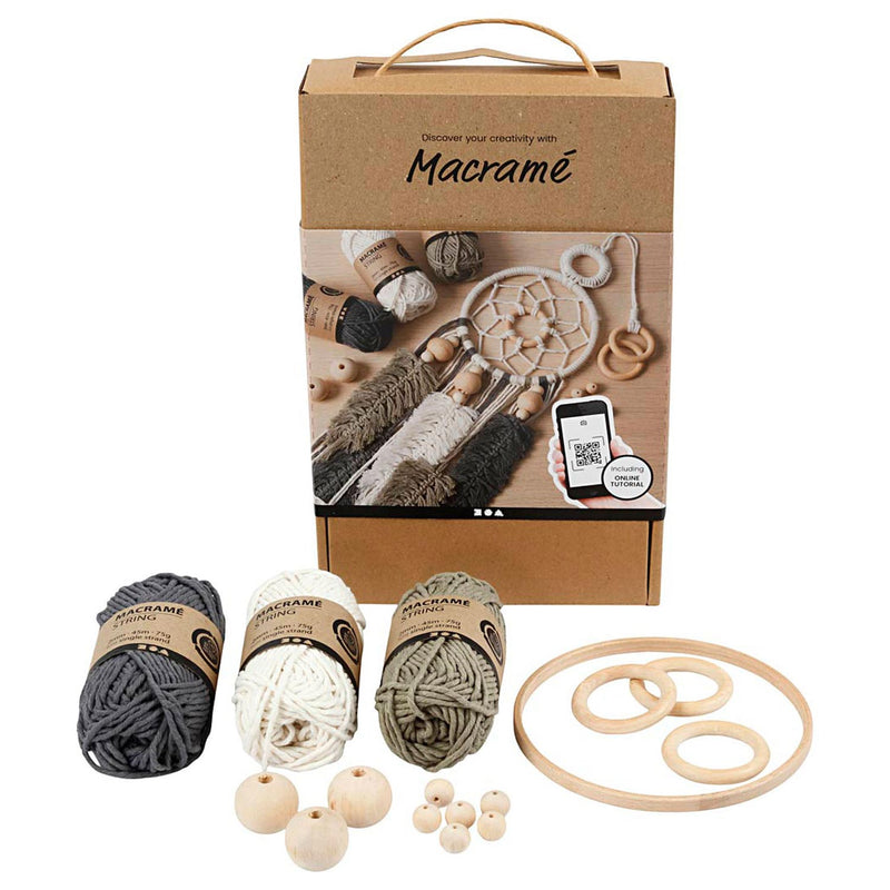 Afbeelding laden in galerijviewer, Creativ company macrame ontdekken kit

