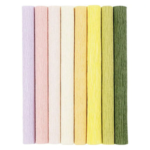 Creativ company crêpepapier pastelkleuren, 8 vellen