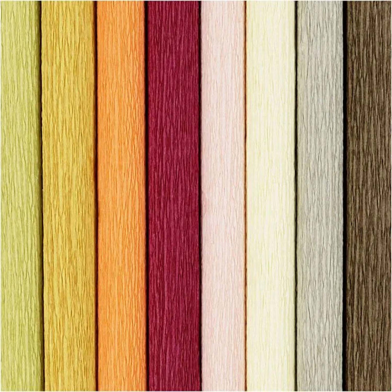 Afbeelding laden in galerijviewer, Creativ company crêpepapier pastelkleuren, 8 vellen

