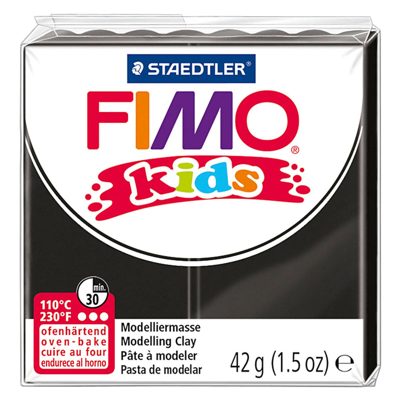 Afbeelding laden in galerijviewer, Fimo kids boetseerklei zwart, 42gr
