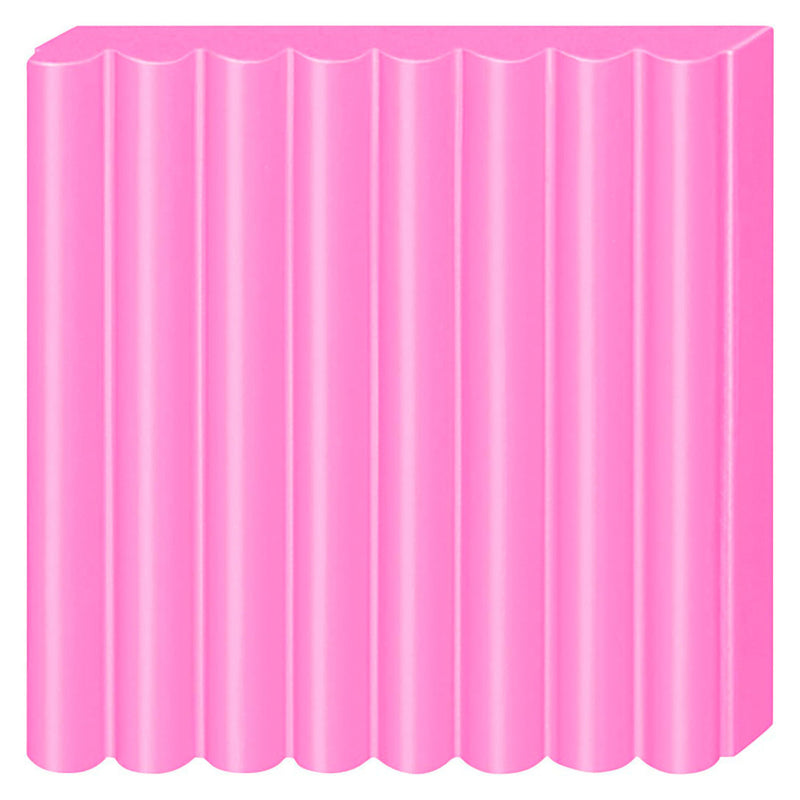 Afbeelding laden in galerijviewer, Fimo effect boetseerklei neon roze, 57gr
