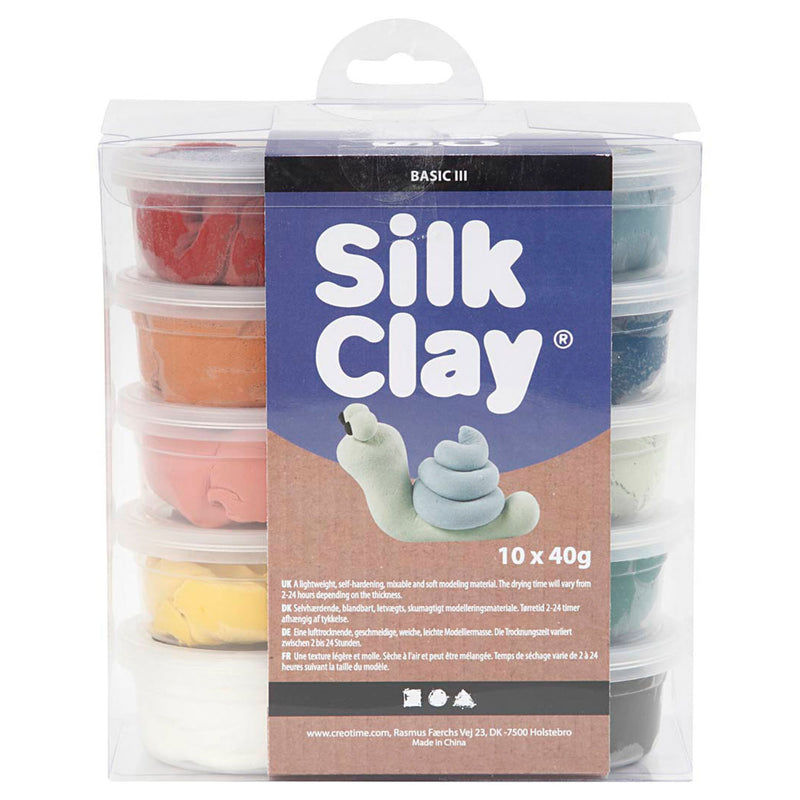 Afbeelding laden in galerijviewer, Creativ company silk clay, pastelkleuren, 10dlg.
