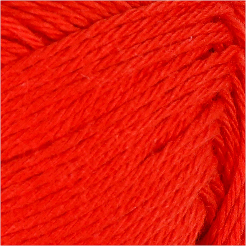 Afbeelding laden in galerijviewer, Creativ company katoengaren, rood, 50gr, 170m
