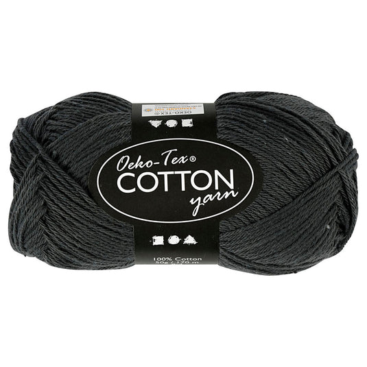 Creativ company katoengaren, antraciet, 50gr, 170m