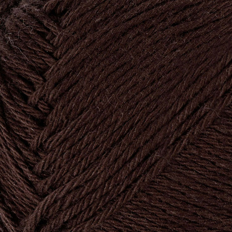 Afbeelding laden in galerijviewer, Creativ company katoengaren, donkerbruin, 50gr, 170m
