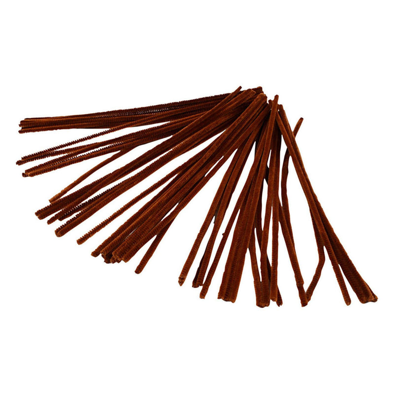 Afbeelding laden in galerijviewer, Creativ company chenille bruin 30cm, 50st.
