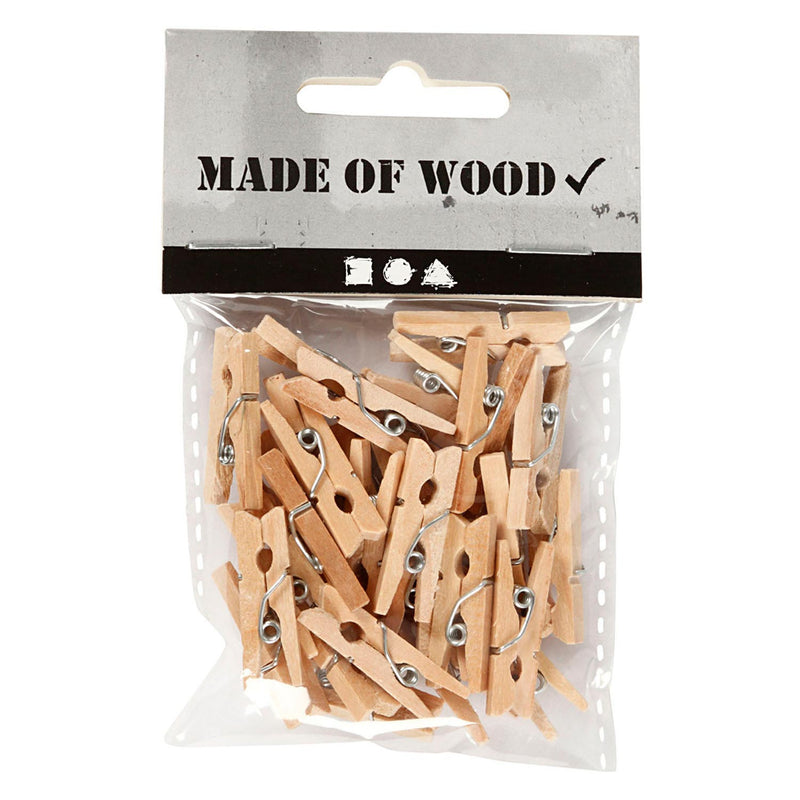 Afbeelding laden in galerijviewer, Creativ company https: www.cchobby.nl wasknijpers-l-25-mm-b-3-mm-30-stuk-1-doos
