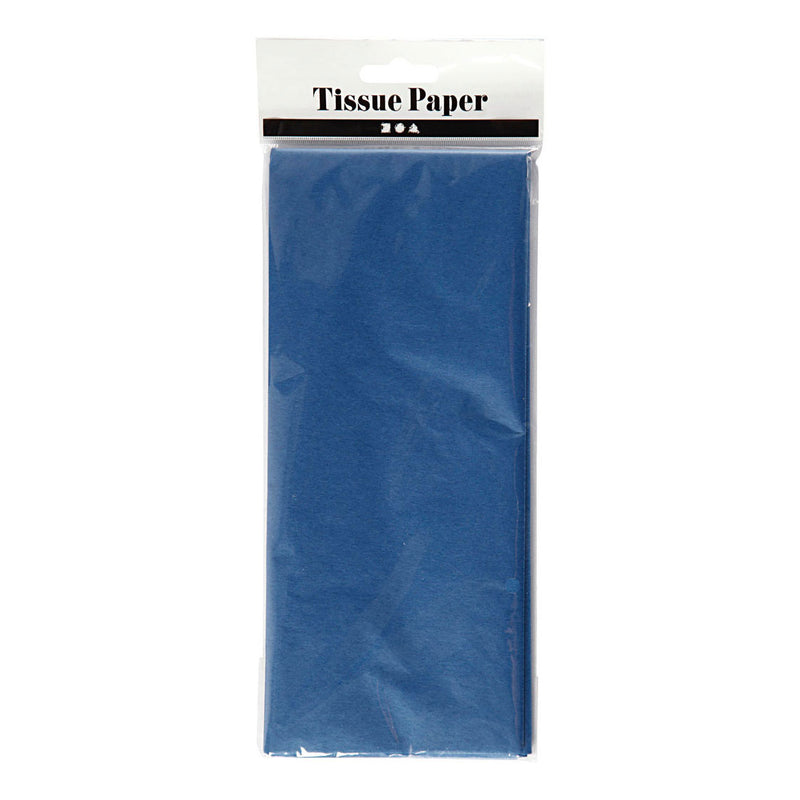 Afbeelding laden in galerijviewer, Creativ company tissuepapier blauw 10 vellen 14 gr, 50x70cm
