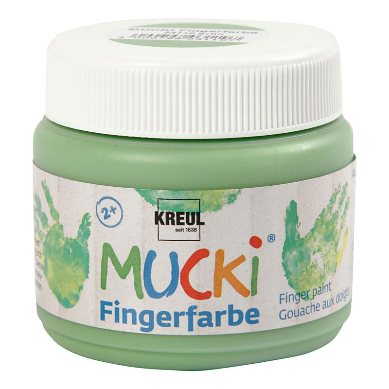 Afbeelding laden in galerijviewer, Creativ company mucki vingerverf groen, 150ml
