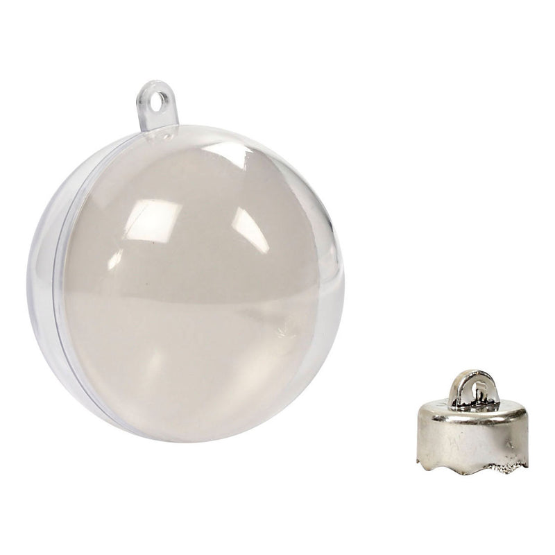 Afbeelding laden in galerijviewer, Creativ company https: www.cchobby.nl deco-ballen-d-6-cm-transparant-8-stuk-1-doos
