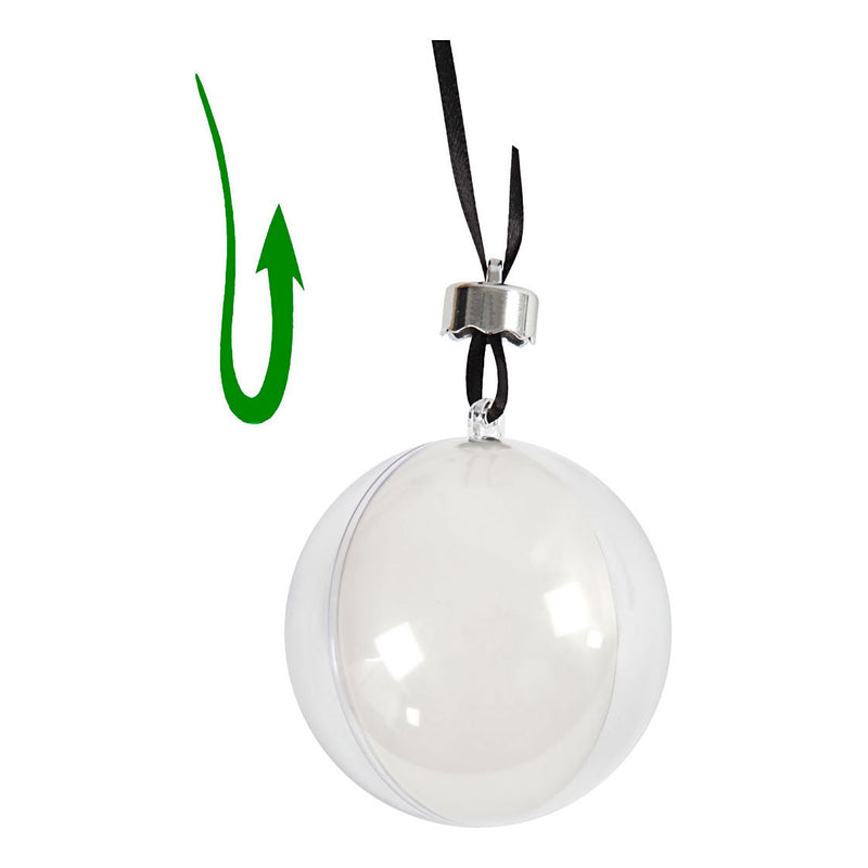 Afbeelding laden in galerijviewer, Creativ company https: www.cchobby.nl deco-ballen-d-6-cm-transparant-8-stuk-1-doos
