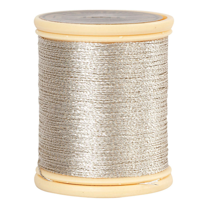 Afbeelding laden in galerijviewer, Creotime https: www.cchobby.nl dmc-metallic-draad-dikte-0-36-mm-zilver-40-m-1-rol
