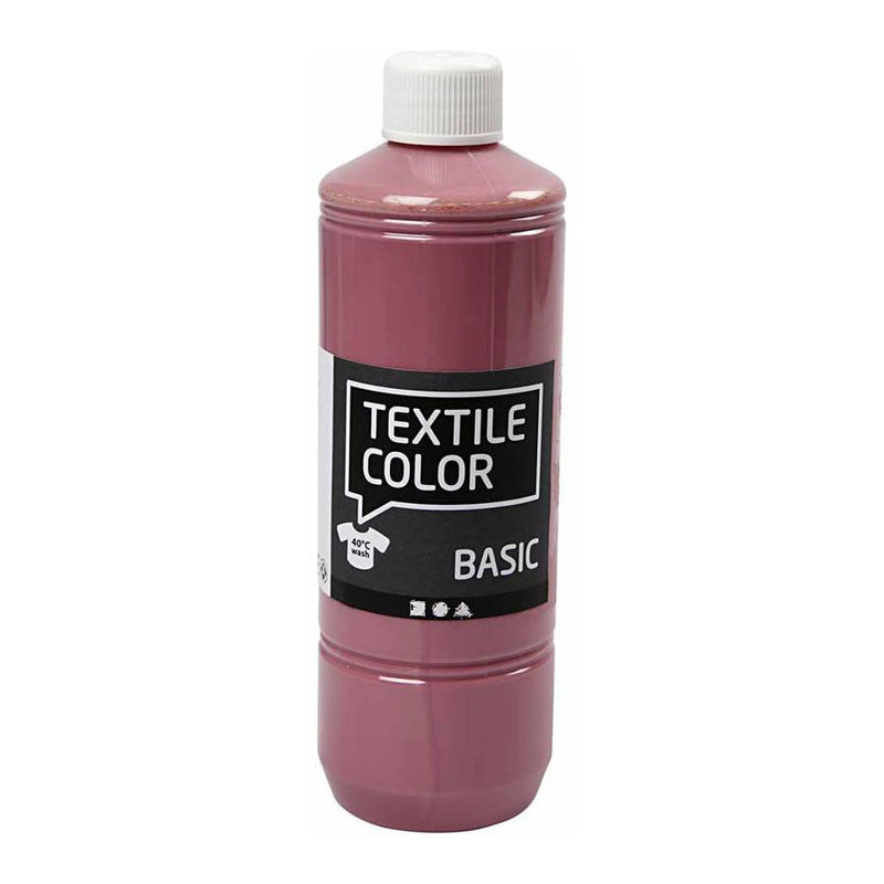 Afbeelding laden in galerijviewer, Creativ company textiel color verf - donkerroze, 500ml
