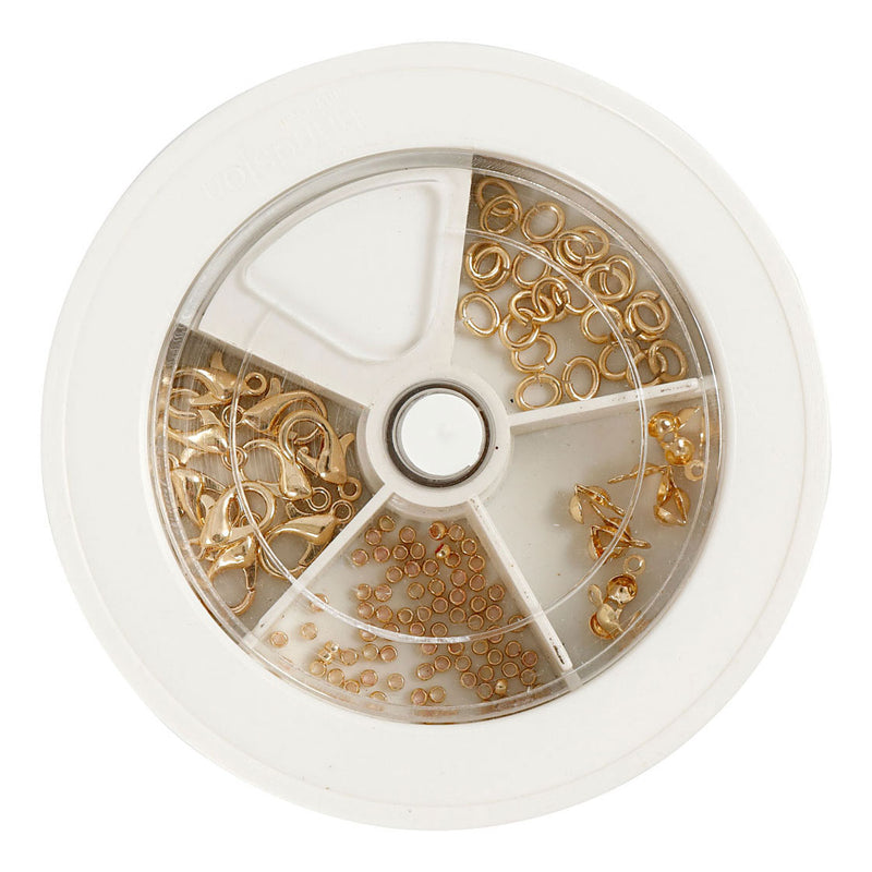 Afbeelding laden in galerijviewer, Creativ company sieraden verguld starterset, 101dlg.
