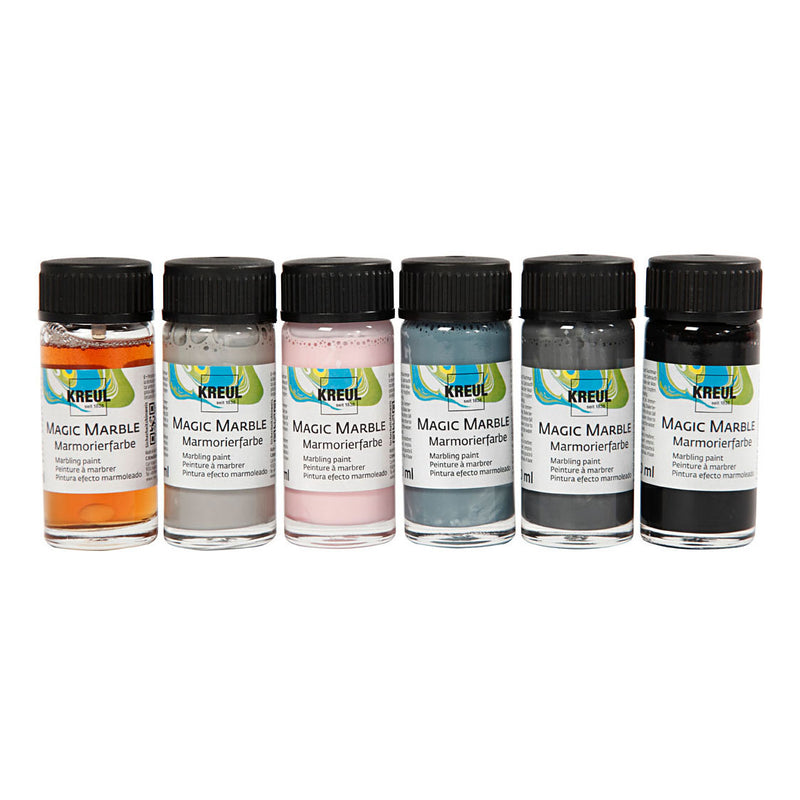 Afbeelding laden in galerijviewer, Creativ company magic marble verf pastelkleuren, 6x20ml
