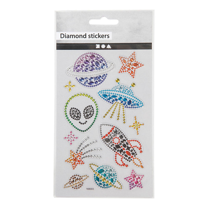 Afbeelding laden in galerijviewer, Creativ company diamant stickers ruimte, 1 vel
