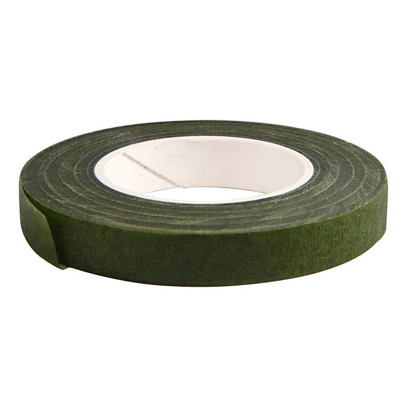 Afbeelding laden in galerijviewer, Creativ company floral tape donkergroen, 7m
