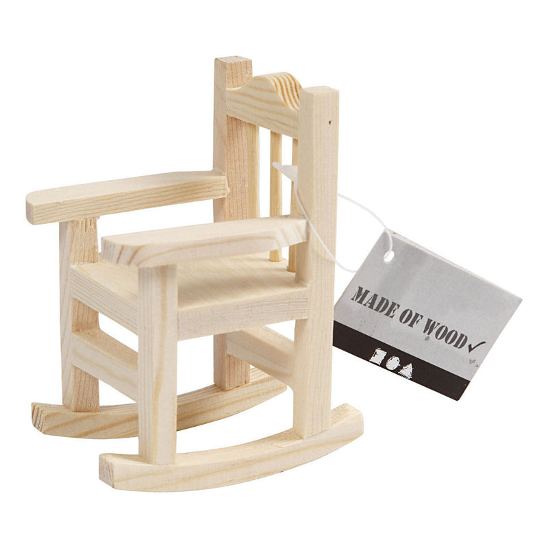 Afbeelding laden in galerijviewer, Creativ company houten mini schommelstoel
