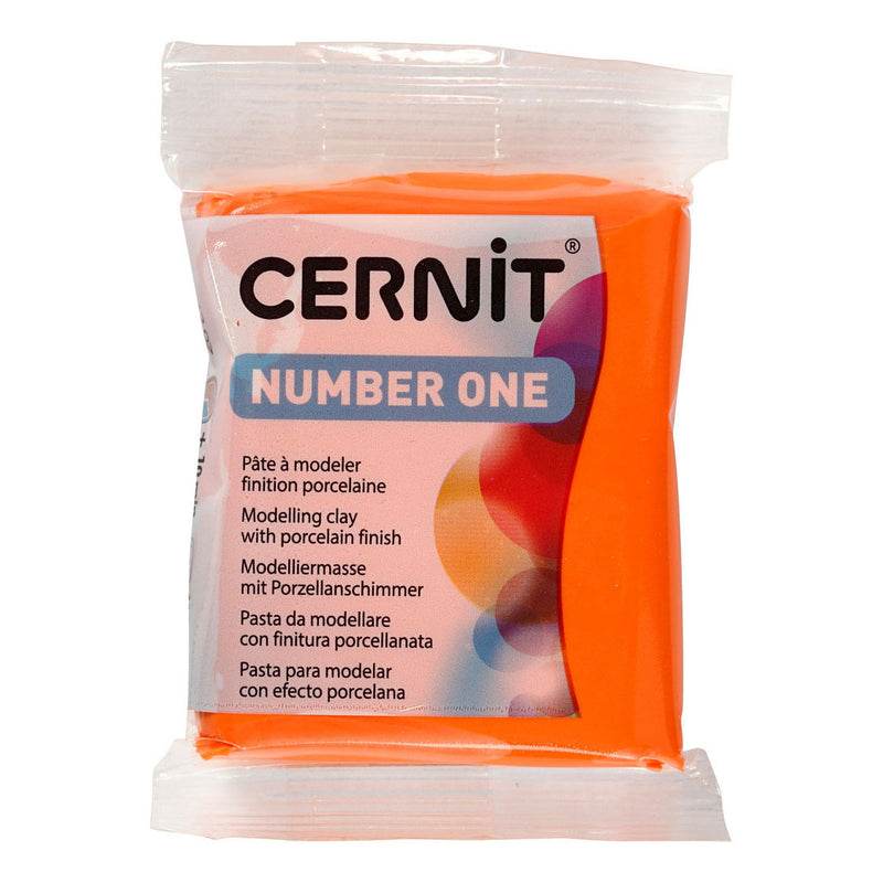 Afbeelding laden in galerijviewer, Creativ company cernit boetseerklei oranje, 56 gram
