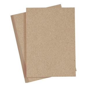 Creativ company karton naturel a4 220g, 10st.