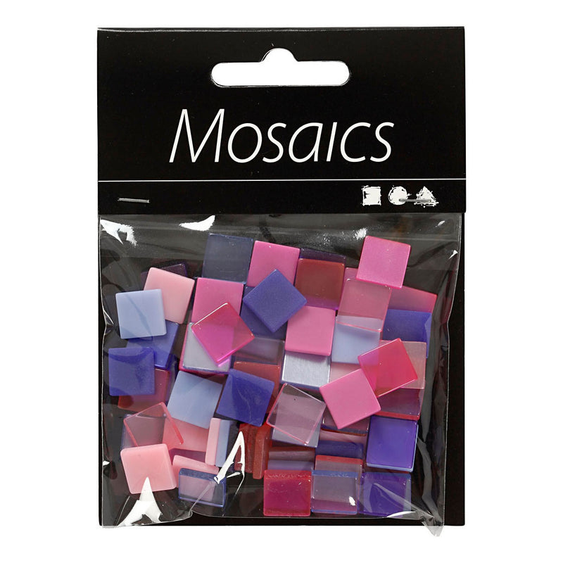 Afbeelding laden in galerijviewer, Creativ company mini mozaiek paars 10x10mm, 25 gram
