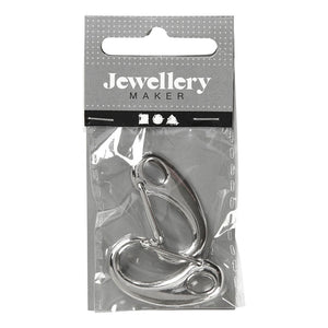 Creativ company https: www.cchobby.nl sleutelhaak-l-30-mm-b-15-mm-verzilverd-2-stuk-1-doos