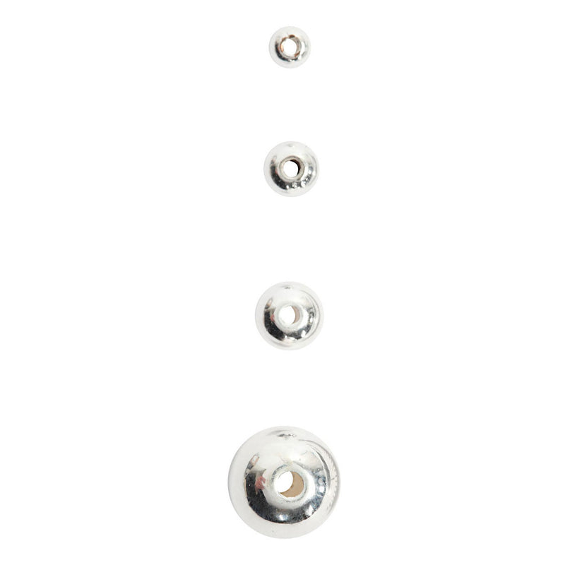 Afbeelding laden in galerijviewer, Creativ company https: www.cchobby.nl waskralen-d-8-mm-gatgrootte-1-mm-zilver-50-stuk-1-doos
