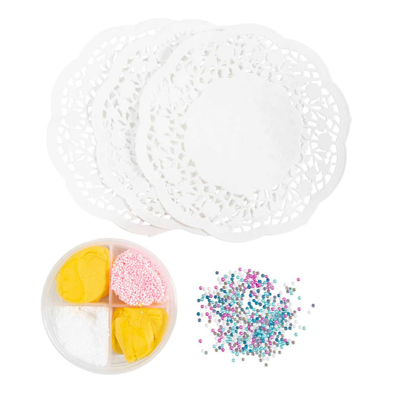 Afbeelding laden in galerijviewer, Creativ company https: www.cchobby.nl mini-hobbyset-boetseren-donuts-roze-turquoise-wit-geel-1-doos
